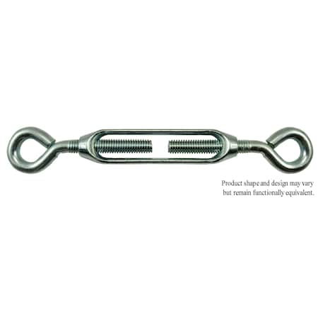 Midwest Fastener 3/8" x 7-3/4" Zinc Plated Steel Eye-Eye Turnbuckle 10PK 52352